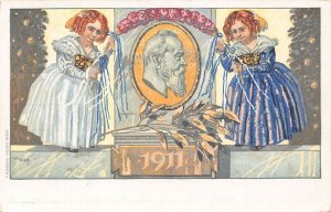 L062 Germany Royalty Bavaria 1911 vintage postcard