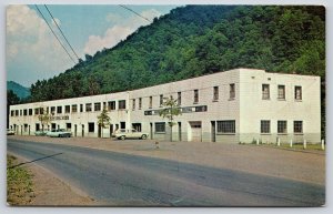 Grundy Virginia~Mountain Mission School~1950s Cars~Station Wagons~Postcard