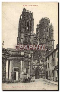 Old Postcard Toul La Cathedrale