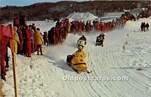 Winter fun, Racing Michigan, MI, USA Snowmobile Unused 