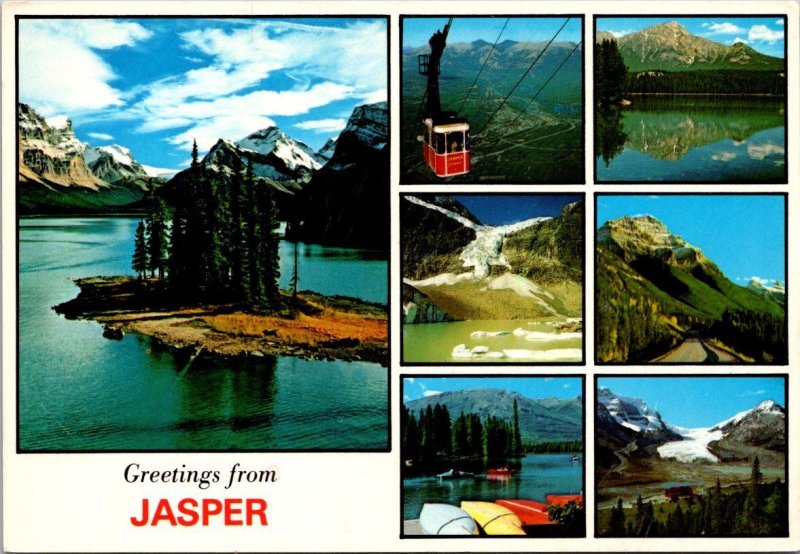 Canada Greetings From Jasper Multi View