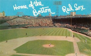 FENWAY PARK BOSTON RED SOX MASSACHUSETTS BASEBALL POSTCARD (c. 1960s)