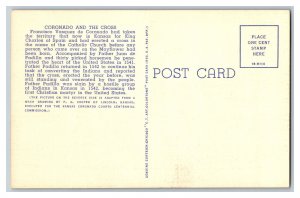 Postcard KS Coronado And The Cross Vintage Standard View Card 