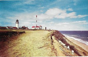 Highland Light Lighthouse at Truro Cape Cod Massachusetts Mailed 8-14-1970
