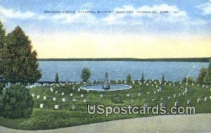 Officers' Circle, National Military Cemetery in Vicksburg, Mississippi