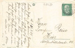 Birthday Greetings 1939 Children as Lovers Boy in Knees Confess Love postcard