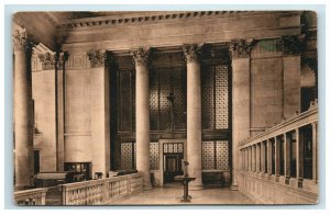 c. 1906 The National City Bank of New York Entrance to Presidents Office Sepia