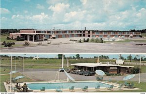 ASHBURN, Georgia, 1940-60s; Quality Inn, Parking Lot and Swimming Pool