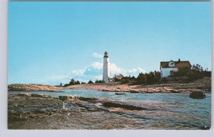 Cove Island Light Near Tobermory Ontario, Vintage Postcard, Local Publisher