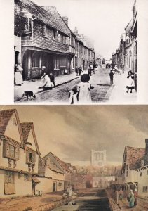 Middle Brook Street Winchester Hampshire 1890 Victorian 2x Postcard s