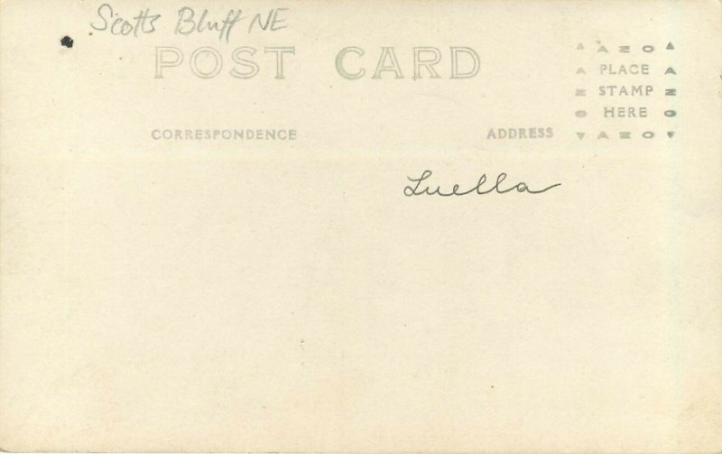 c1920 RPPC Postcard; Dome Rock, Scotts Bluff County NE Unposted