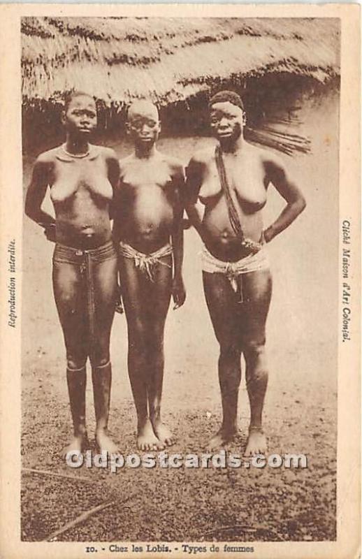 Chez les Lobis African Nude Unused 