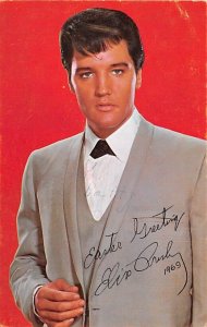 Elvis Presley View Postcard Backing 