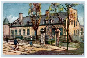 1908 Chateau De Ramezay Montreal Quebec Canada Oilette Tuck Posted Postcard