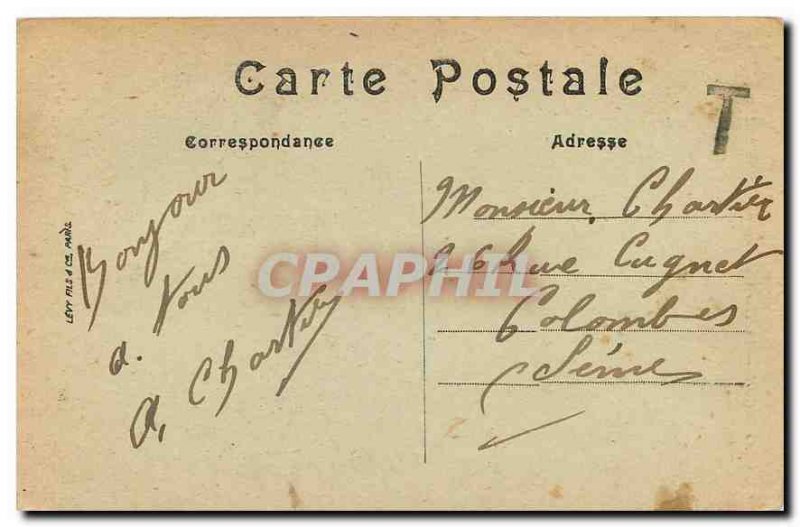 Old Postcard Alencon crowned Tour of Chateau des Ducs