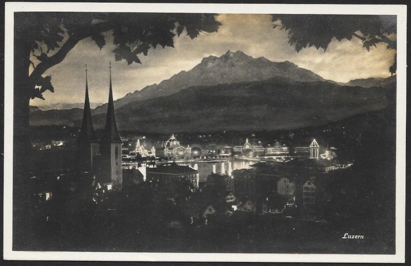 Mountains Luzern SWITZERLAND Unused c1920s