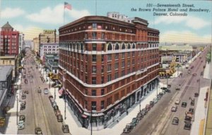 Colorado Denver Seventeenth The Brown Palace Hotel and Broadway