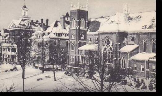 Michigan Adrian Holy Rosary Chapel & Madden Hall Saint Joseph Academy Artvue