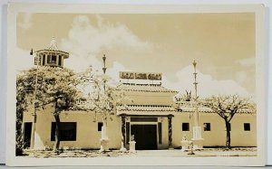 HAWAII RPPC LAU YEE CHAI RESTAURANT IN WAIKIKI c1940s Real Photo Postcard K3