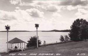 Wisconsin Birchwood Lake Chetac 1948 Real Photo RPPC