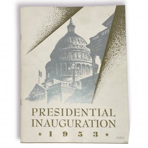 1953 Dwight Eisenhower Presidential Inauguration Program, Richard Nixon VP