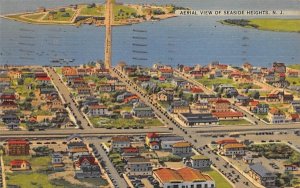 Aerial View of Seaside Heights New Jersey  