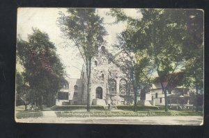 LA GRANGE ILLINOIS FIRST CONGREGATIONAL CHURCH LAGRANGE VINTAGE POSTCARD