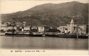 CPA Bastia - Le Port et la Ville (108226)