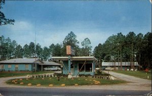 Jacksonville Florida FL Cottington Court Motel Vintage Postcard
