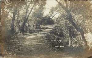 c1908 RPPC; Le Mars IA Country Road, Plymouth County, Dabbs Photo, Posted