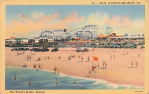 FL, Jacksonville Beach, Florida, Amusement Park Roller Coaster