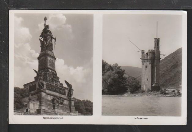 Multiview Along the Rhine,Germany Postcard 