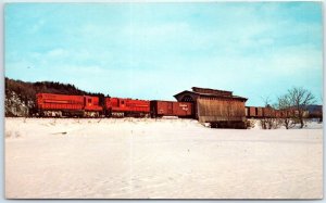 Postcard - St. J & LC 200, Fonda Junction - Vermont