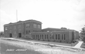 H50/ Watersmeet Michigan RPPC Postcard c1950s Public School Buildings 123