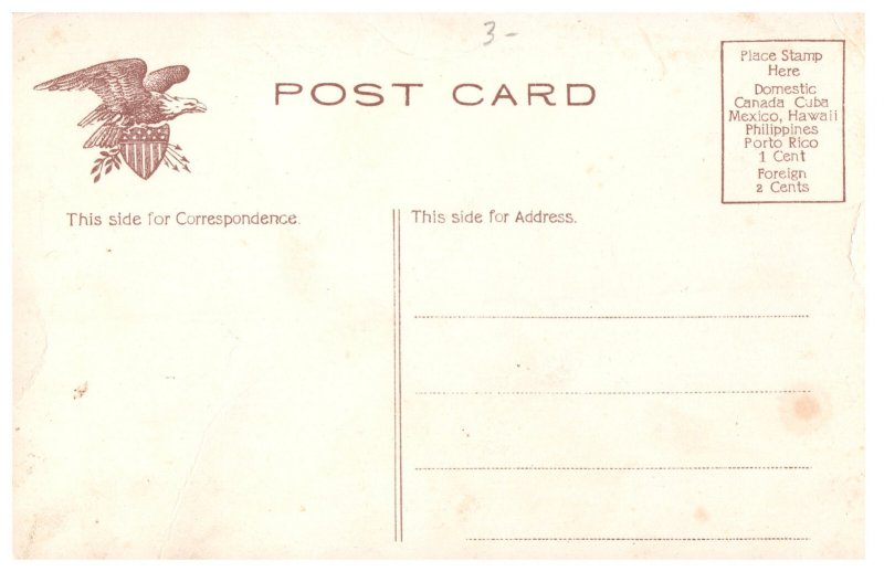 State House Annapolis MD Night Scene Vintage Postcard Early 1900s