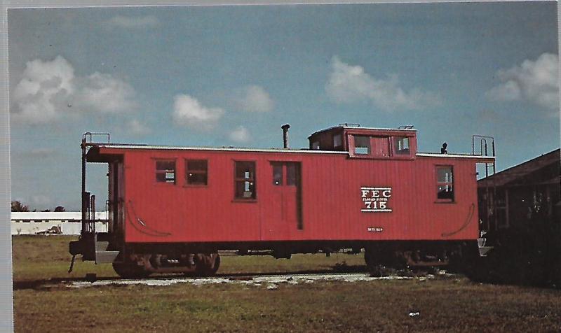 FLORIDA EAST COAST RAILWAY CABOOSE #715 FLORIDA MUSEUM