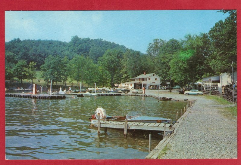 YOCUM'S BOAT HOUSE, RAYSTOWN DAM, HUNTINGDON, PA (PC184) SEE SCAN