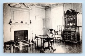 Parlor Interior Van Cortlandt Mansion New York City NY UNP Albertype Postcard P2