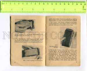 298906 ADVERTISNG AGFA Camera Billy-Record 7.7 24 pages BROCHURE illustrations