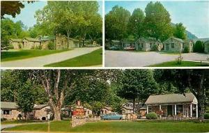 TN, Gatinburg, Tennessee, Maples' Motel Cottages, Multi View, Dexter Press 62344