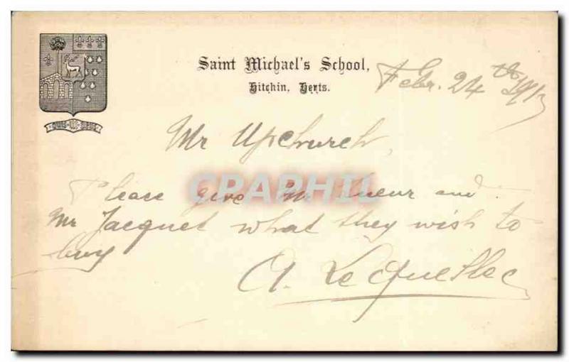 Great Britain Map Saint Michael & # 39s School Hitchin Herts