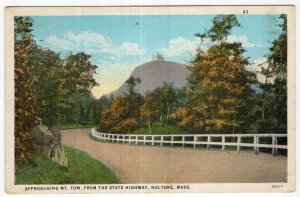 Holyoke, Mass, Approaching Mt. Tom, From The State Highway