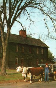 Postcard Sheldon Hawks House Deerfield Massachusetts MA Walter H. Miller Pub.