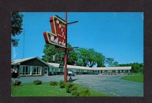 MI Mel E De Motel NEWBERRY MICHIGAN POSTCARD Post Card