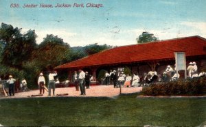 Illinois Chicago Jackson Park Shelter House 1915