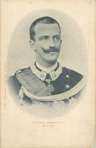 Victor Emmanuel III king of Italy postcard Alterocca Terni ( fot. Alinari ) 1900 