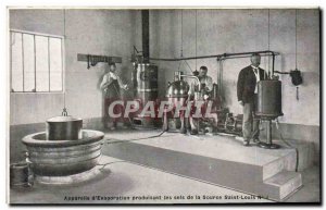 Postcard Old Advertisement Apparatus & # 39evaporation producing salts Source...