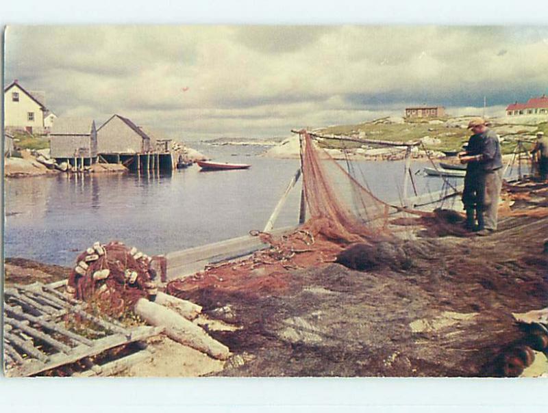 Unused Pre-1980 TOWN VIEW SCENE Peggy's Cove - Halifax Nova Scotia NS p8648