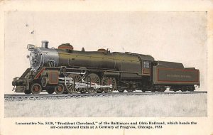 Locomotive No. 5320 Baltimore and Ohio Railroad Railroad, Train Postcard