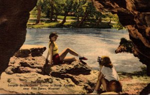 Missouri The Big Spring Near Van Buren Curteich